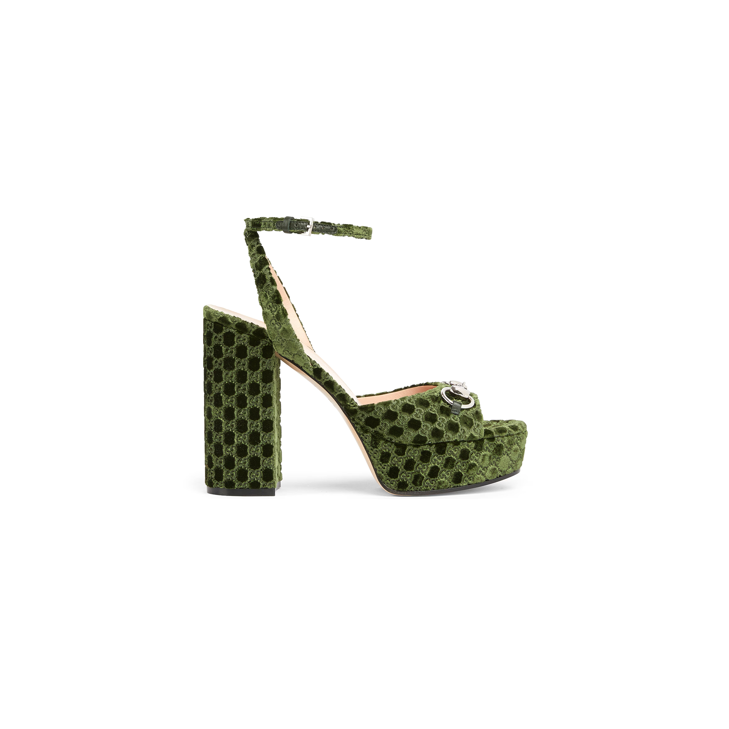GUCCI WOMEN'S PLATFORM SANDAL WITH HORSEBIT 837395